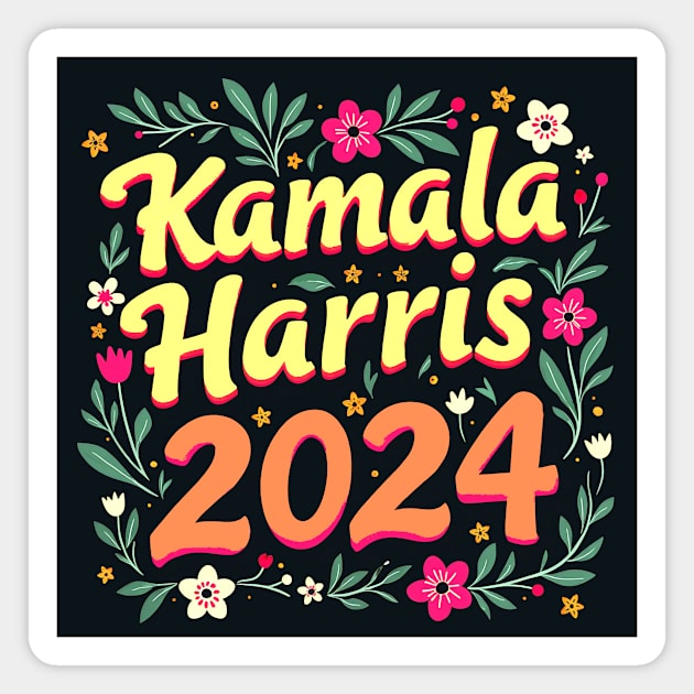 Kamala Harris 2024 Magnet by CreativeSage